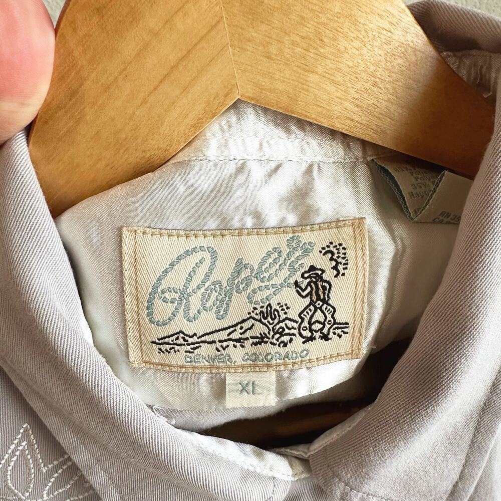 Roper Womens Pearl Snap Embroidered Western Shirt XL Rockabilly Retro Cowgirl - Picture 5 of 11